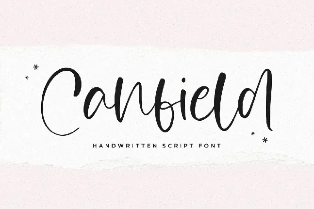 Canfiled font