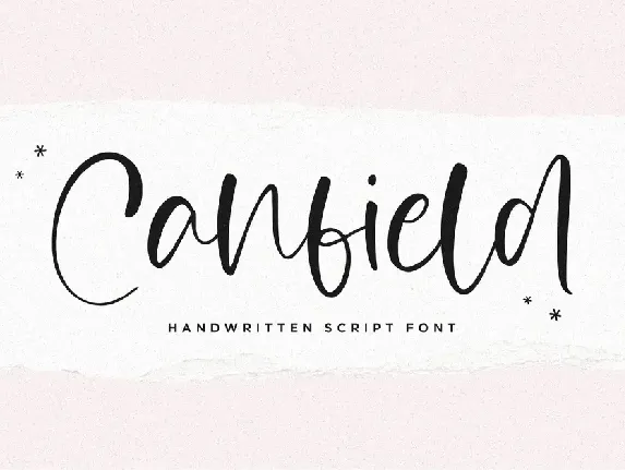 Canfiled font