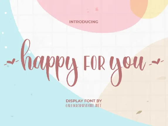 Happy For You Demo font