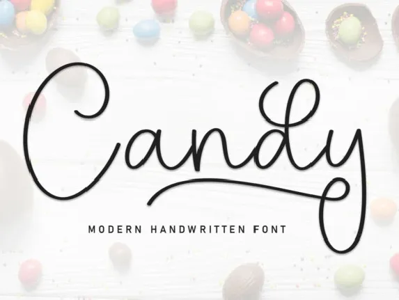 Candy Script font