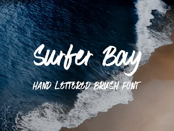 Surfer Bay Brush font