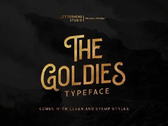 The Goldies Display font