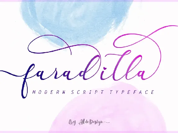 Faradilla font