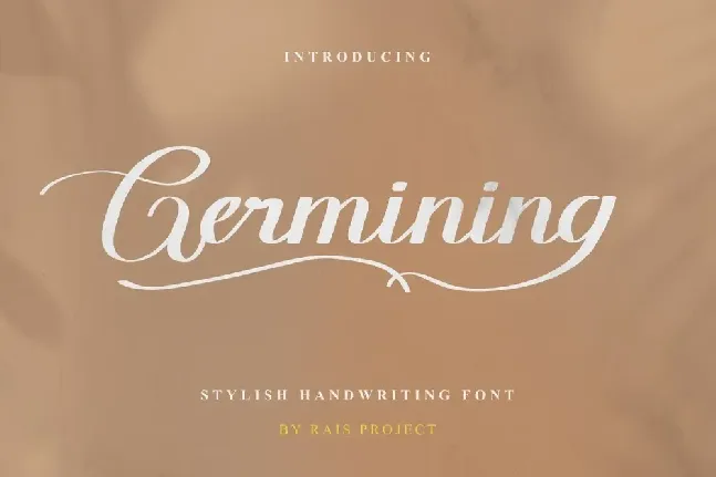 Germining Demo font