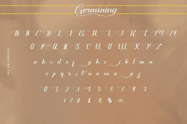 Germining Demo font