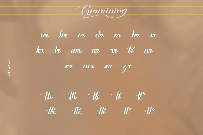 Germining Demo font