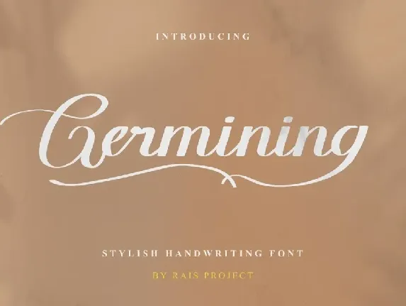 Germining Demo font