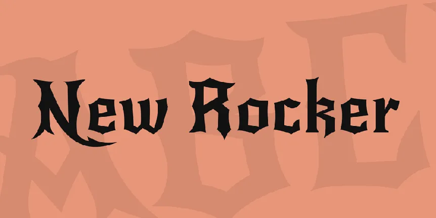 New Rocker font