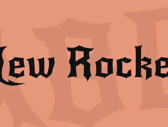 New Rocker font