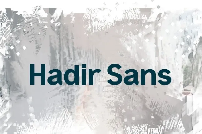 Hadir Sans font