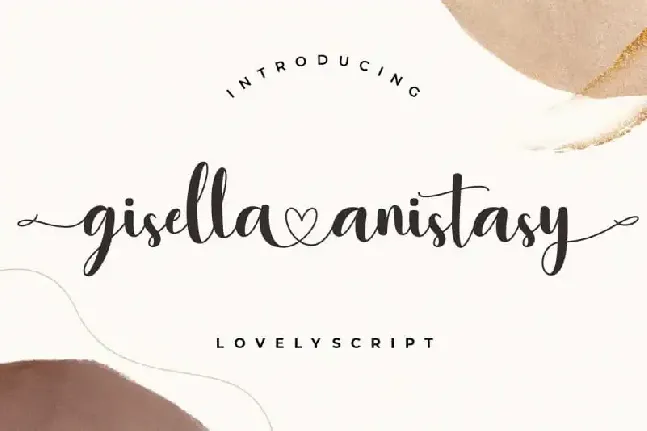 Gisella Anistasy Script font