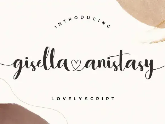 Gisella Anistasy Script font