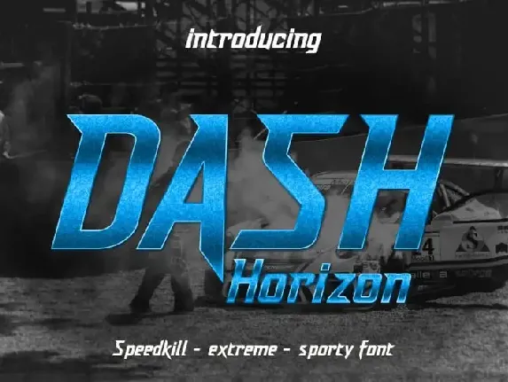 Dash Horizon Display font