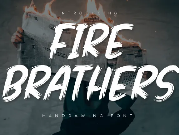 Fire Brathers Brush font