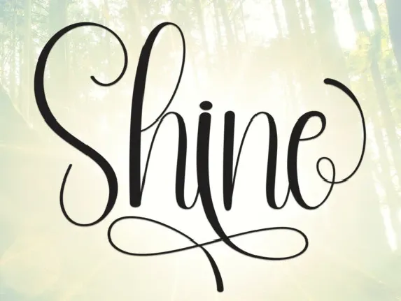 Shine Script Typeface font