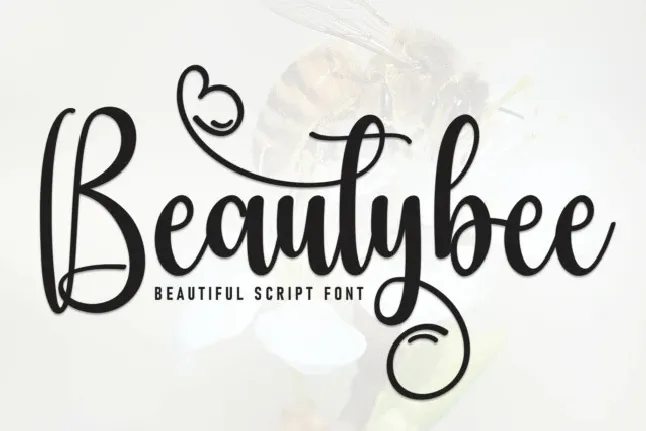 Beautybee Script font