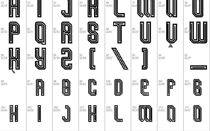 Sporticular font