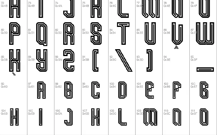 Sporticular font