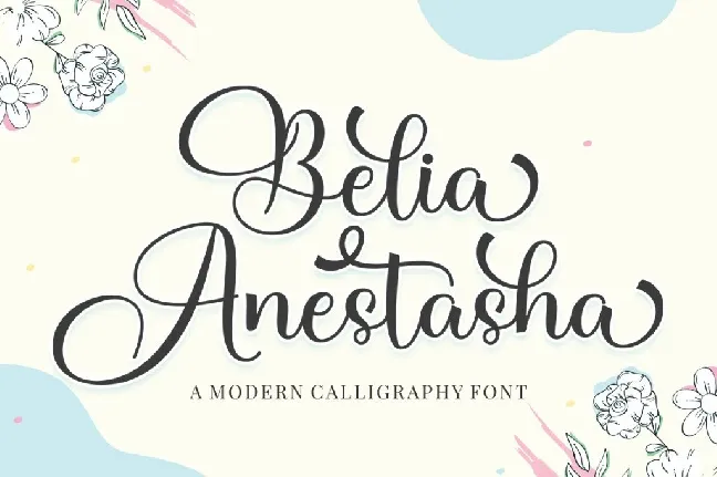 Belia Anestasha font