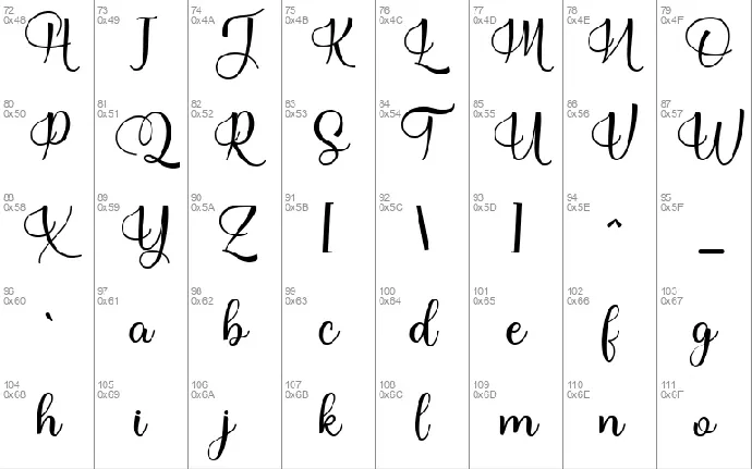 Belia Anestasha font