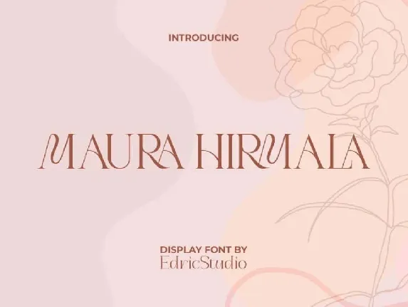 Maura Hirmala Demo font