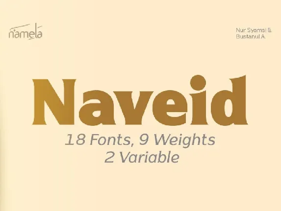 Naveid DEMO font