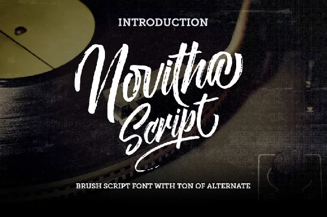 Novitha Script Free font