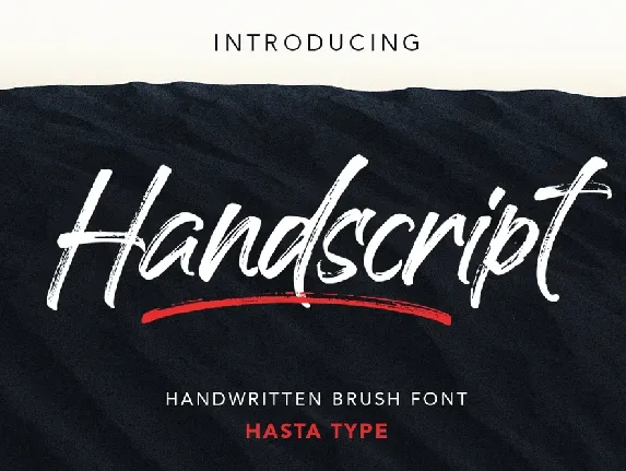 Handscript font