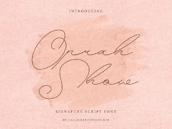 Oprah Show font