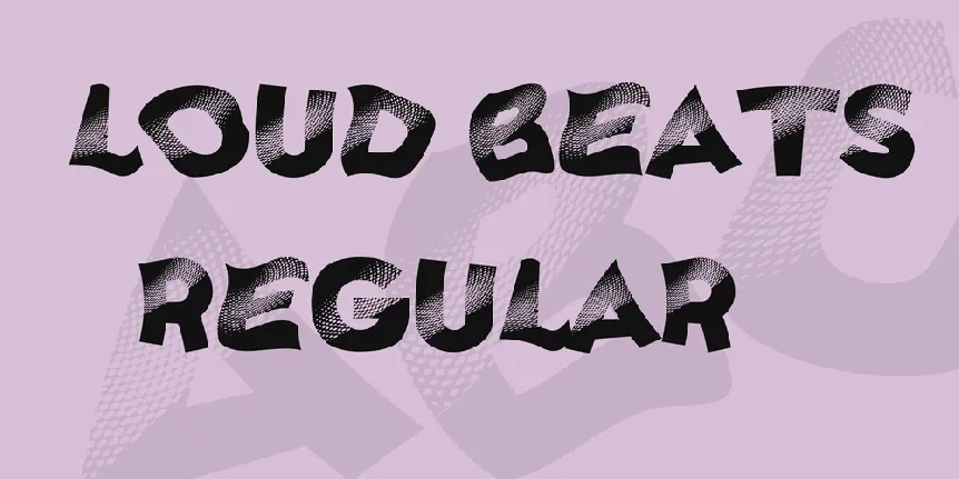 Loud Beats font