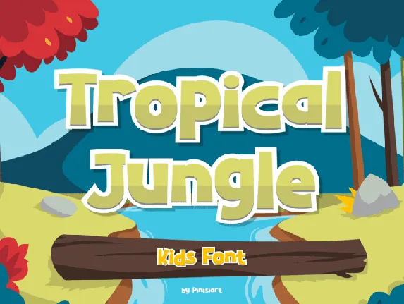 Tropical Jungle font