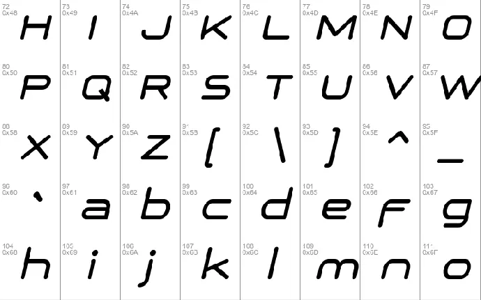 Vezla_2.0 font