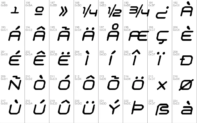 Vezla_2.0 font