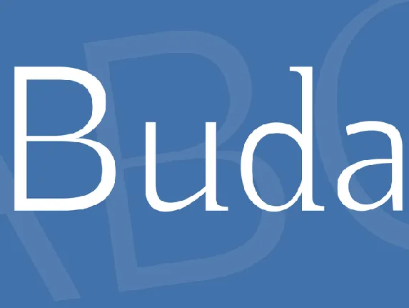 Buda font