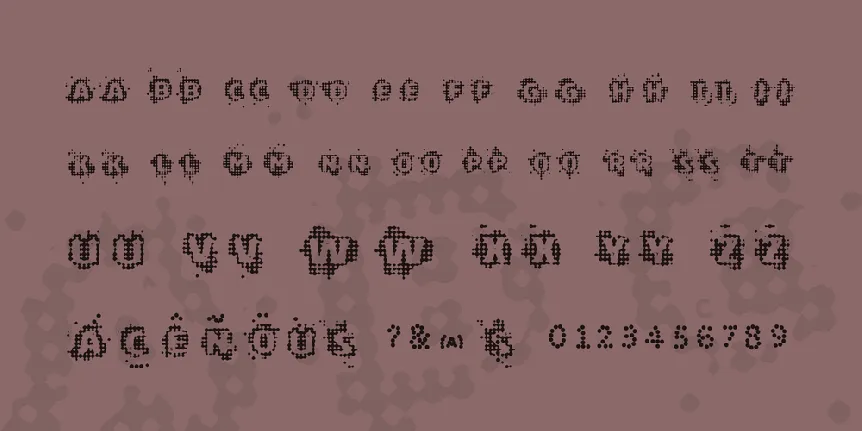 VTKS CHIP SET font