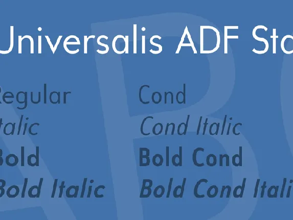 Universalis ADF Std font