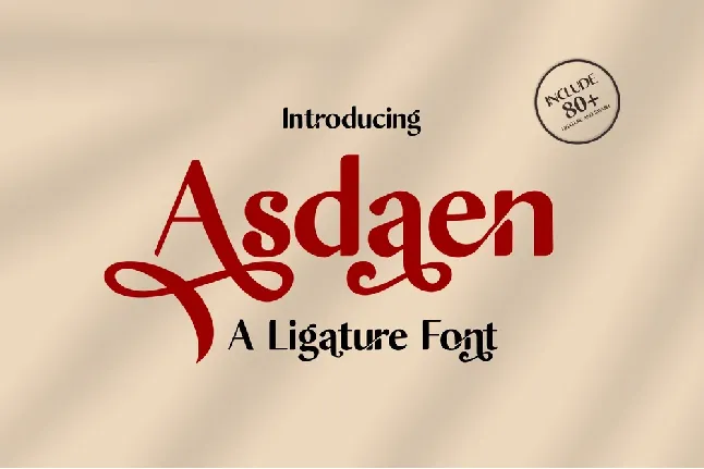 Asdaen Sans Serif font