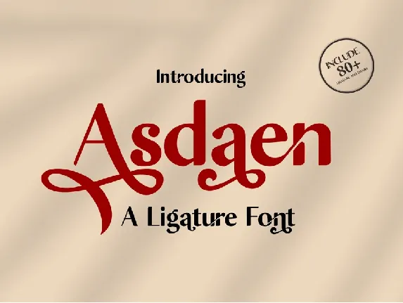 Asdaen Sans Serif font