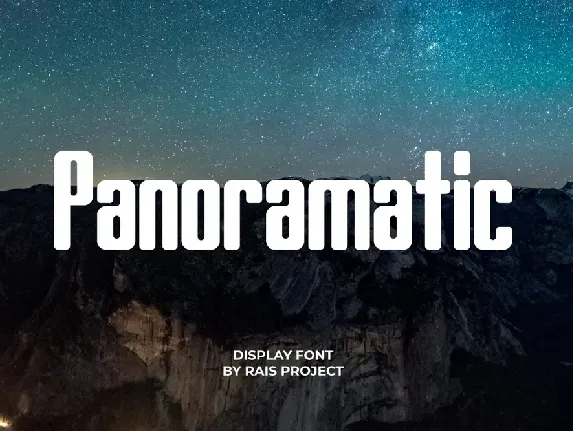 Panoramatic font