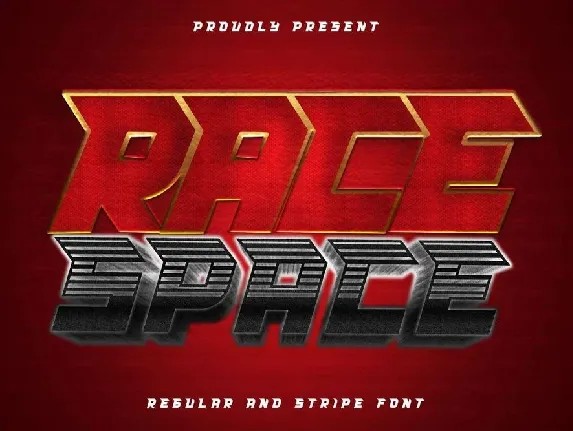 Race Space font