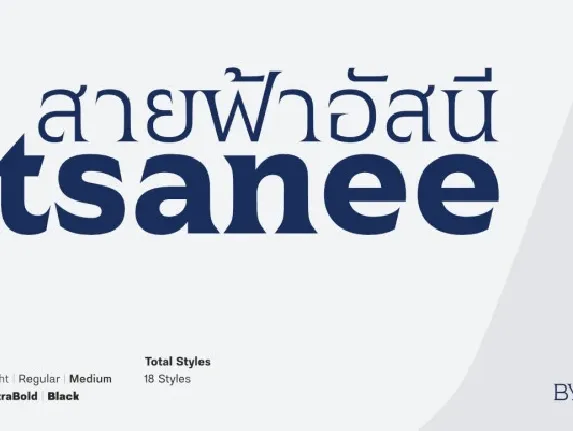 Atsanee Family font