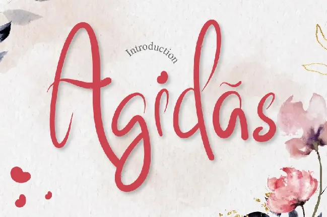 Agidas font