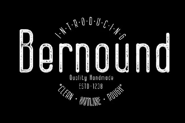 Bernound font