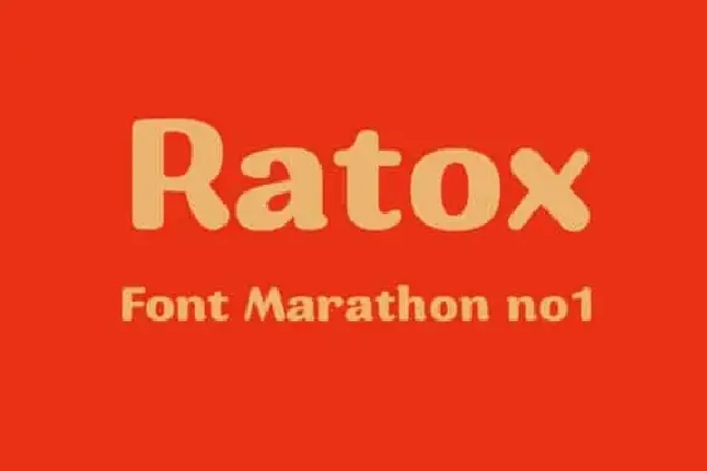 Ratox Sans Serif font