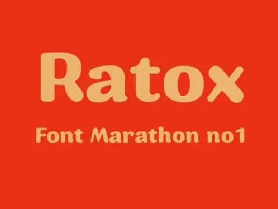 Ratox Sans Serif font