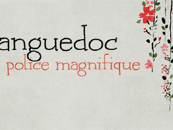 DK Languedoc font