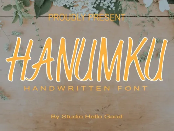 Hanumku Handwritten font