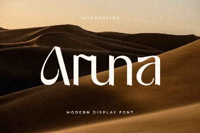 Aruna font