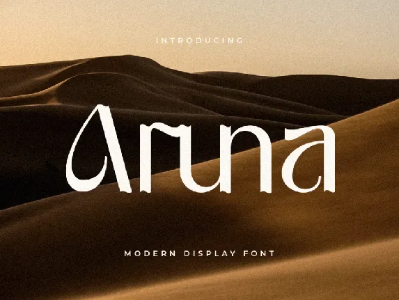 Aruna font