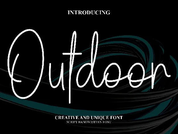 Outdoor font